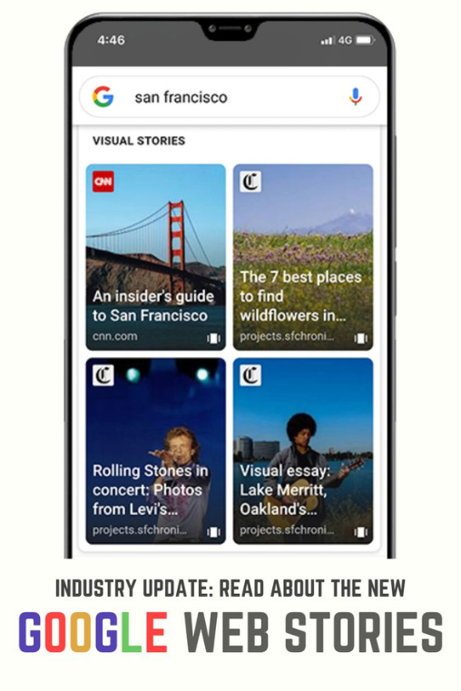 Google Web Stories in Google Discover and Search